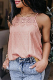 Fashion Casual Split Joint Spaghetti Strap Tops