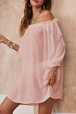 Fashion Casual Solid Split Joint Swimwears Cover Up
