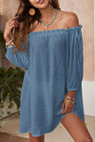 Fashion Casual Solid Split Joint Swimwears Cover Up