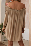 Fashion Casual Solid Split Joint Swimwears Cover Up