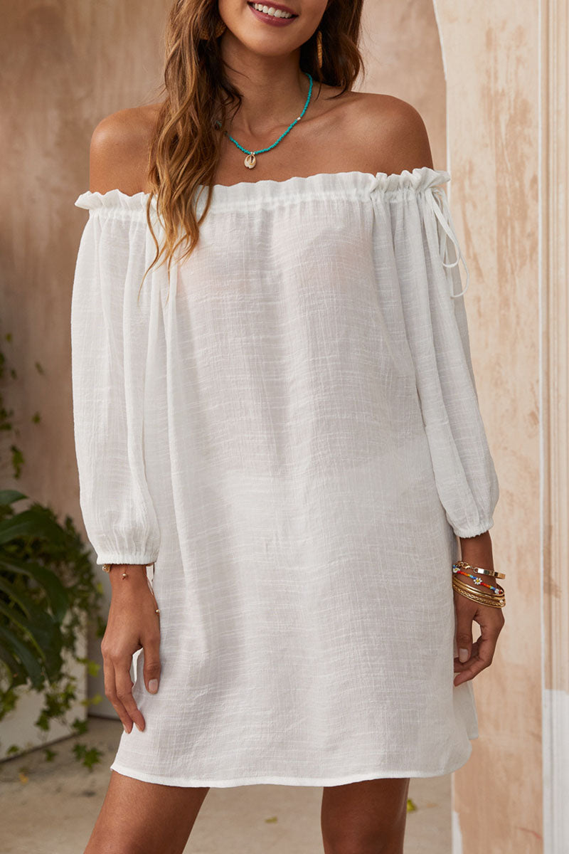 Fashion Casual Solid Split Joint Swimwears Cover Up