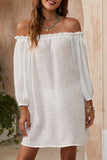 Fashion Casual Solid Split Joint Swimwears Cover Up