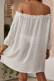 Fashion Casual Solid Split Joint Swimwears Cover Up