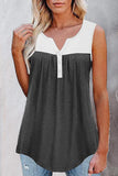 Fashion Casual Solid Split Joint V Neck Tops(7 colors)