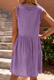 Fashion Casual Solid Patchwork V Neck Princess Dresses