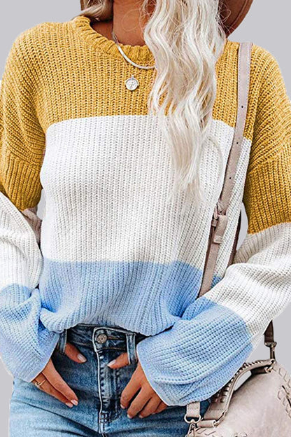 Fashion Casual Solid Split Joint O Neck Tops