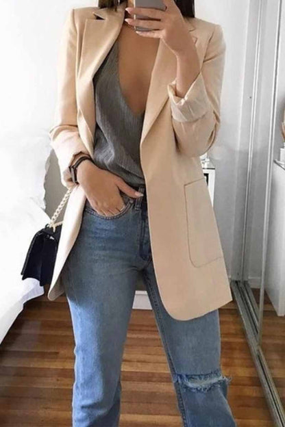 Vlovelaw Stylish Suit with Pocket Outerwear(4 Colors)