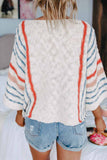 Vlovelaw Striped Colorblock Sweater