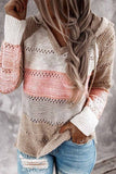 Vlovelaw Striped Color-Block Knitted Sweater