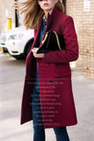 Vlovelaw Thick Solid Color Button Coat(3 Colors)