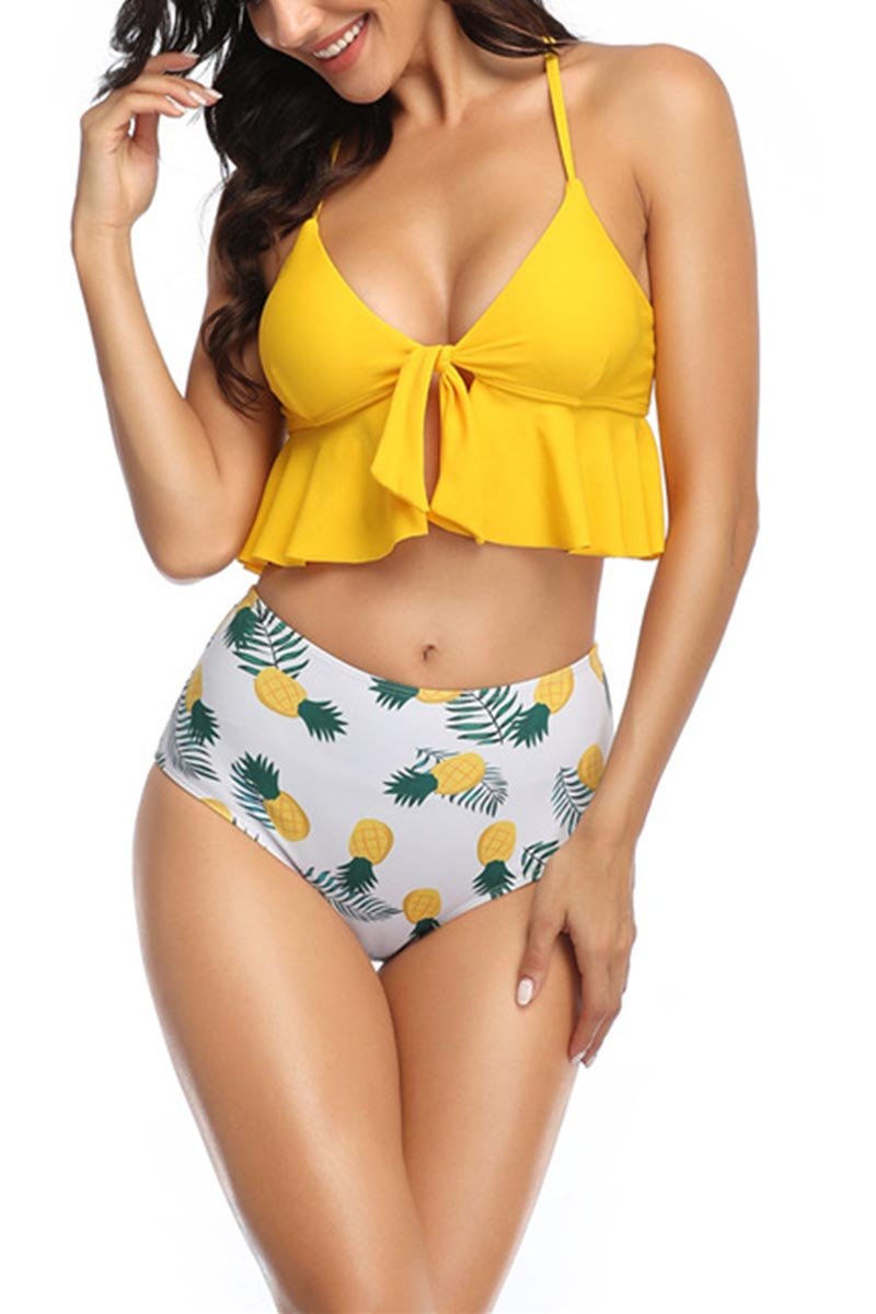 Vlovelaw Split Ruffle Swimsuit(3 colors)
