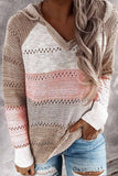 Vlovelaw Striped Color-Block Knitted Sweater