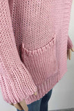 Vlovelaw Solid Loose Sleeve Sweater Cardigan