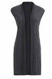 Vlovelaw Solid Color Mid-length Vest