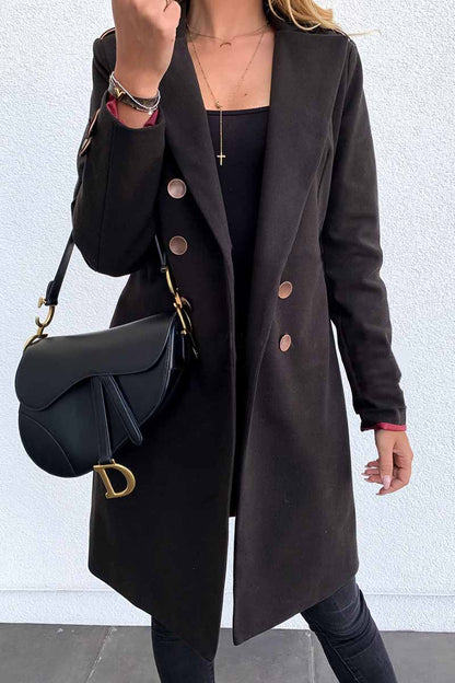 Vlovelaw Solid Color Sexy Coat With Buttons(3 Colors)