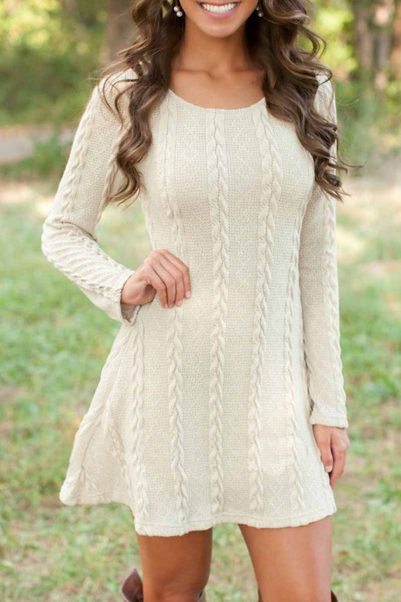 Vlovelaw Solid Color Mini Dress（3 colors）