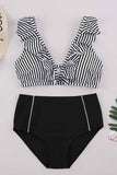 Vlovelaw Striped Two-piece Swimsuit